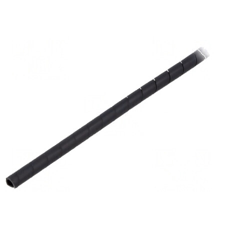 Înfăşurare spirală Øbuclă 5-20mm PE-FR polietilenă neagră | Electronic-mag.ro | Componente Electronice