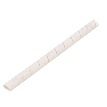 Înfășurare spirală Øbuclă 5-20mm PE-FR polietilenă albă | Electronic-mag.ro | Componente Electronice