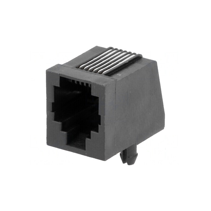 Conector RJ12 soclu 6 pini 6p6c THT în unghi | Electronic-mag.ro | Componente Electronice Conector RJ12 soclu 6 pini 6p6c THT în unghi | Electronic-mag.ro | Componente Electronice