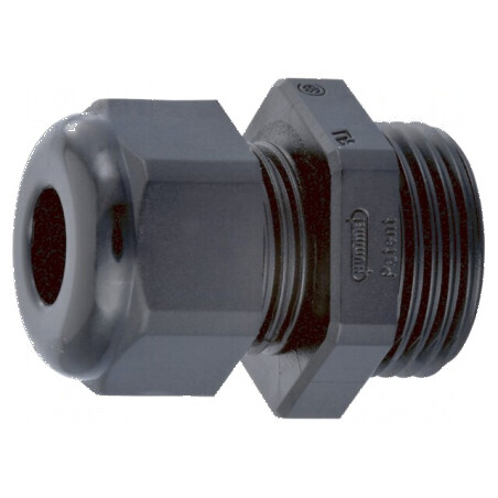 Garnitură de etanșare PG11 IP54 poliamidă neagră | Electronic-mag.ro | Componente Electronice