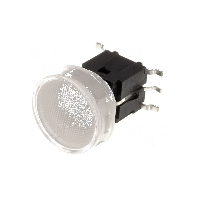 Comutator tastatură SPST-NO 0,05A/48VDC cu LED incolor | Electronic-mag.ro | Componente Electronice