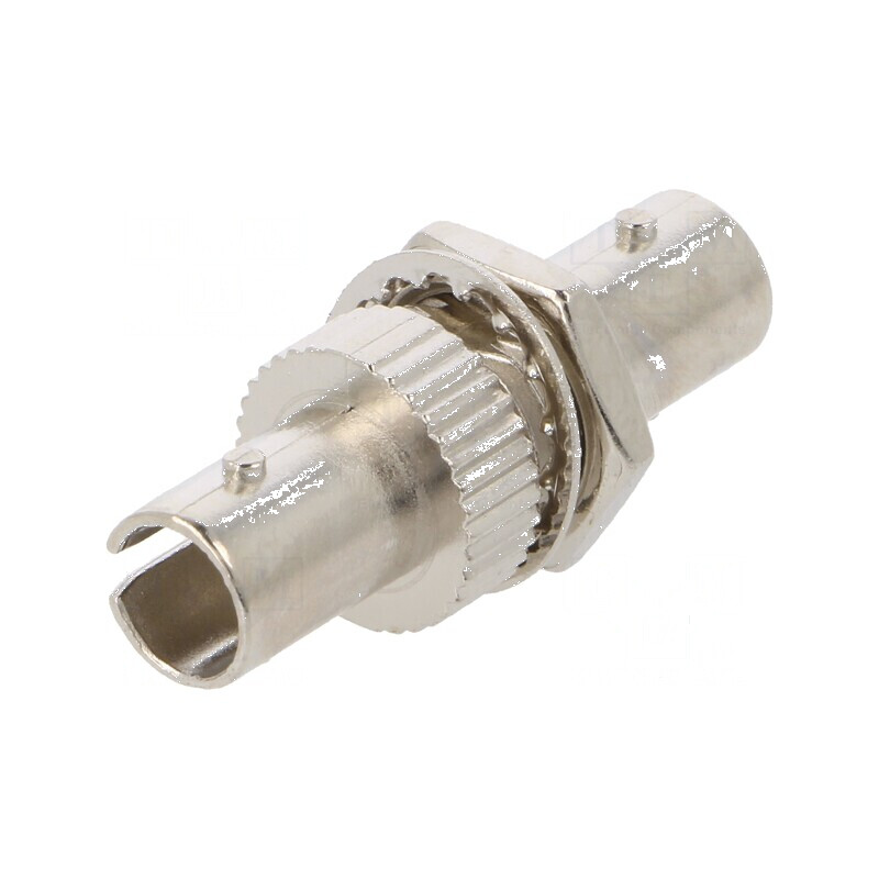Conector fibră optică ST simplex monomod cuplă soclu | Electronic-mag.ro | Componente Electronice