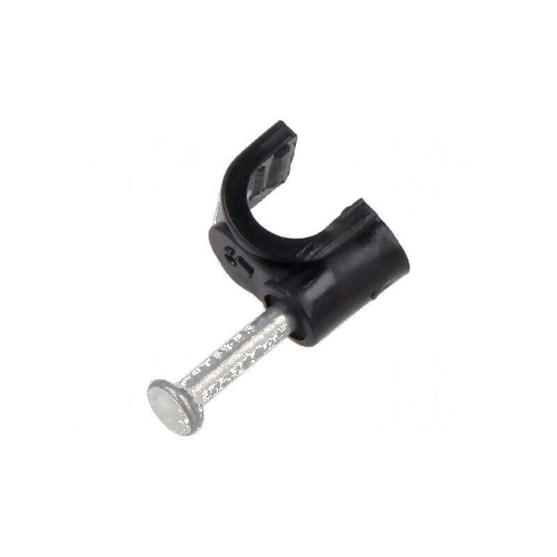 Element de susținere neagră pe cablu rotund, 100 bucăți cu cui | Electronic-mag.ro | Componente Electronice Element de susținere neagră pe cablu rotund, 100 bucăți cu cui | Electronic-mag.ro | Componente Electronice