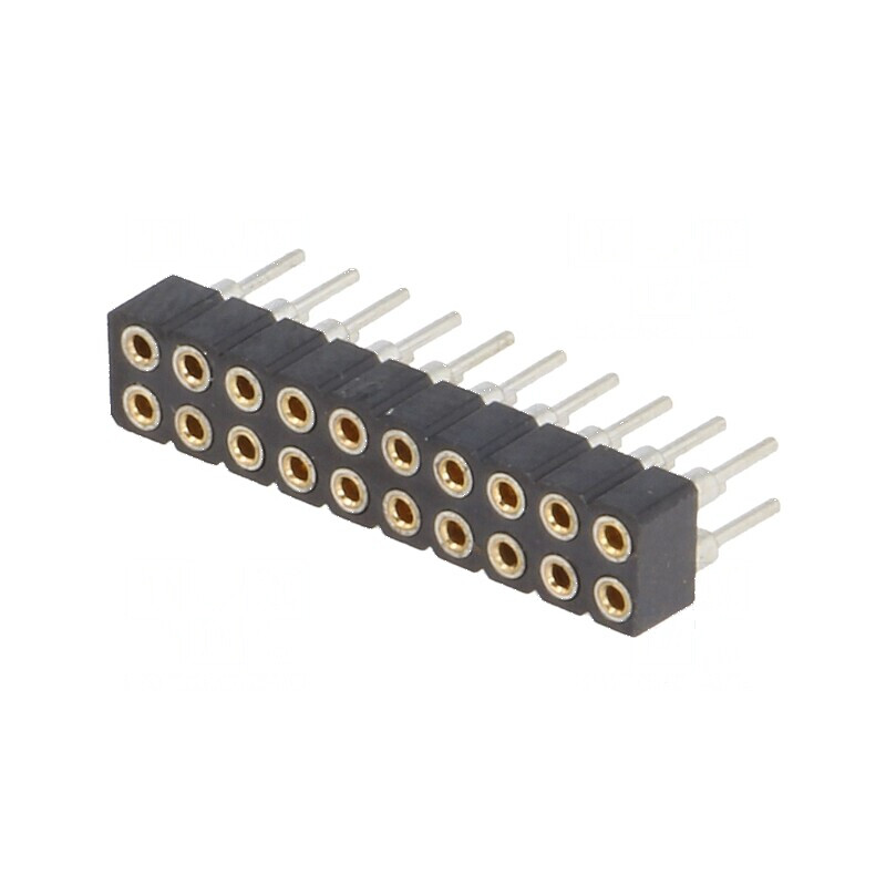 Conector şiruri pini soclu mamă 20 PIN 2mm THT 2x10 | Electronic-mag.ro | Componente Electronice