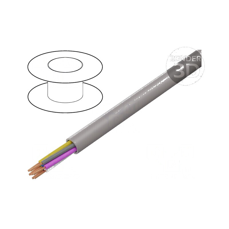 Cablu UNITRONIC® LiHH 6x0,25mm² neecranat 60V | Electronic-mag.ro | Componente Electronice