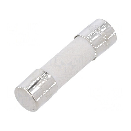 Siguranţă ardere rapidă 6,3A 250VAC ceramică alamă | Electronic-mag.ro | Componente Electronice