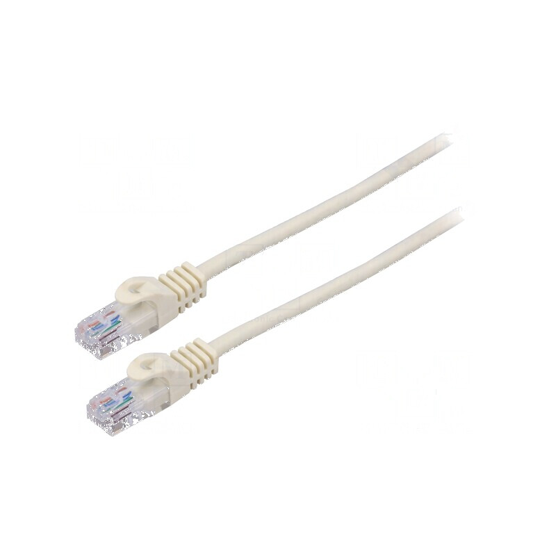 Cablul Patch U/UTP 6 litat CCA PVC alb 1,5m 26AWG 1buc. | Electronic-mag.ro | Componente Electronice