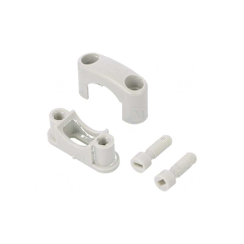 Clipsuri tip P pentru cabluri Ø15-25mm, lățime 17mm | Electronic-mag.ro | Componente Electronice