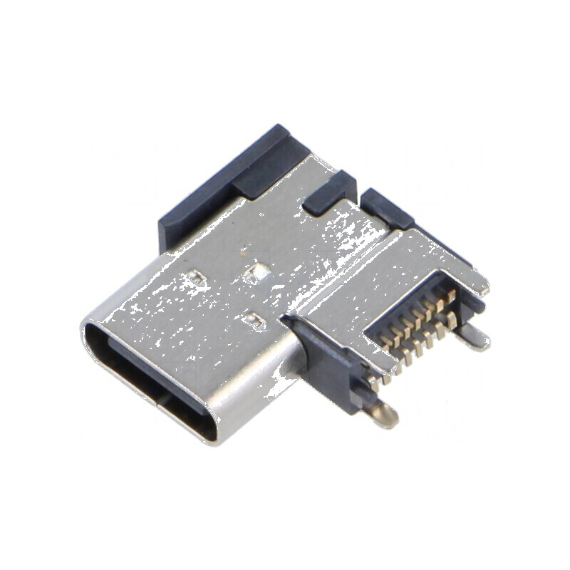 Conector USB C Soclu SMT 16 PIN Lateral Unghi 90° | Electronic-mag.ro | Componente Electronice