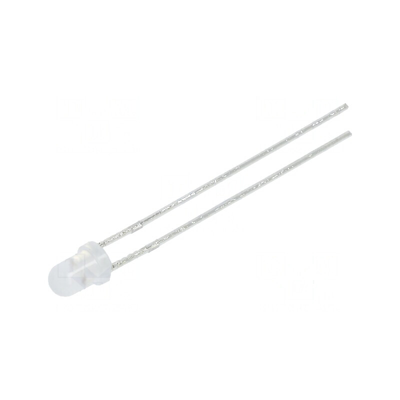 LED 3mm roșie și verde 3÷15mcd 45° convex | Electronic-mag.ro | Componente Electronice