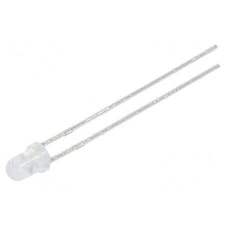 LED 3mm roșie și verde 3÷15mcd 45° convex | Electronic-mag.ro | Componente Electronice