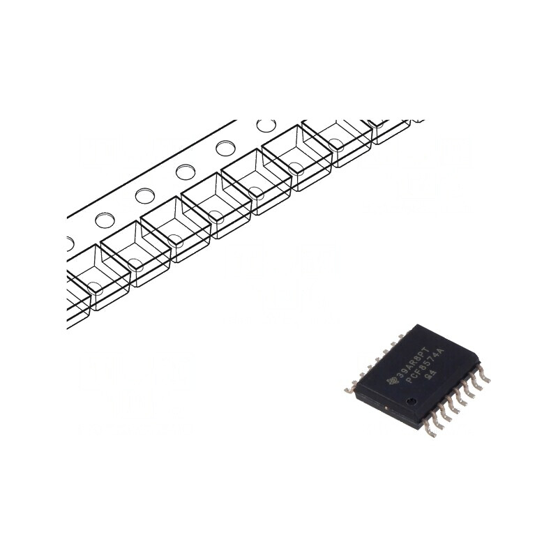 Interfaţă extensie I/O 2,5÷6VDC I2C SMBus SMD SOIC16 | Electronic-mag.ro | Componente Electronice