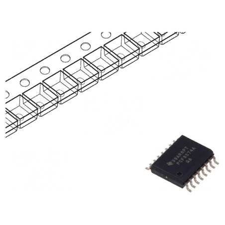Interfaţă extensie I/O 2,5÷6VDC I2C SMBus SMD SOIC16 | Electronic-mag.ro | Componente Electronice