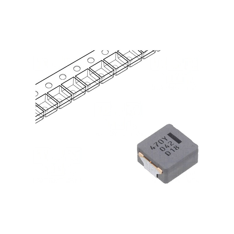 Inductor SMD 47uH 6,8A 99mΩ ±20% 10,7x10x5,4mm | Electronic-mag.ro | Componente Electronice Inductor SMD 47uH 6,8A 99mΩ ±20% 10,7x10x5,4mm | Electronic-mag.ro | Componente Electronice