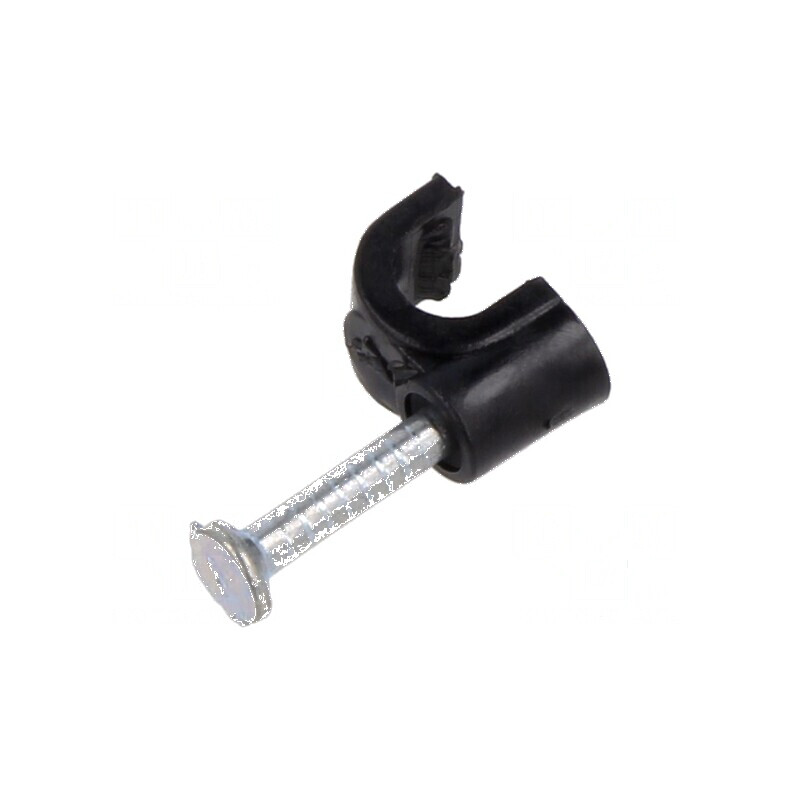 Element de susținere neagră pe cablu rotund 100 buc cu cui | Electronic-mag.ro | Componente Electronice Element de susținere neagră pe cablu rotund 100 buc cu cui | Electronic-mag.ro | Componente Electronice
