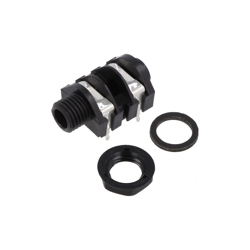 Conector Jack 6,3mm soclu mamă mono cu întrerupător dublu | Electronic-mag.ro | Componente Electronice
