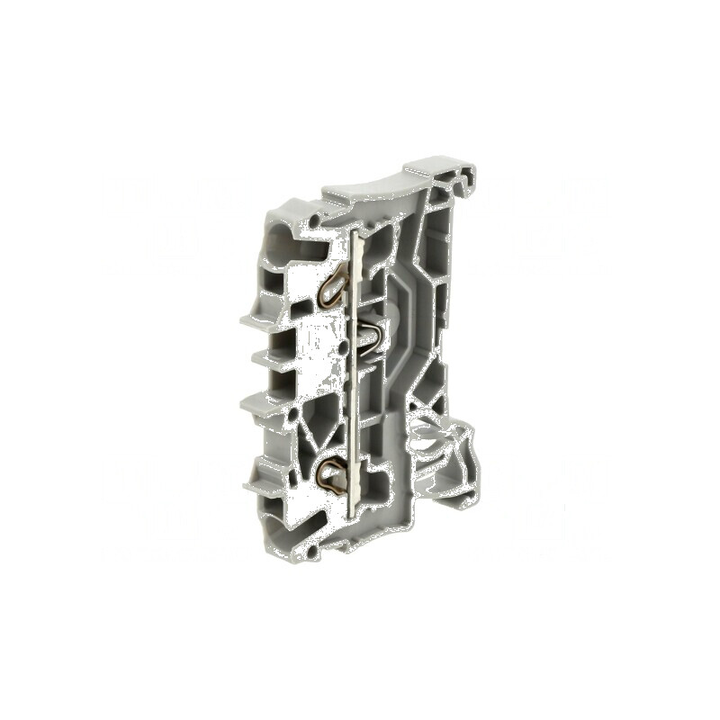Îmbinare termică pentru șine 0,25-4mm2, 2 borne, gri, 2002 | Electronic-mag.ro | Componente Electronice