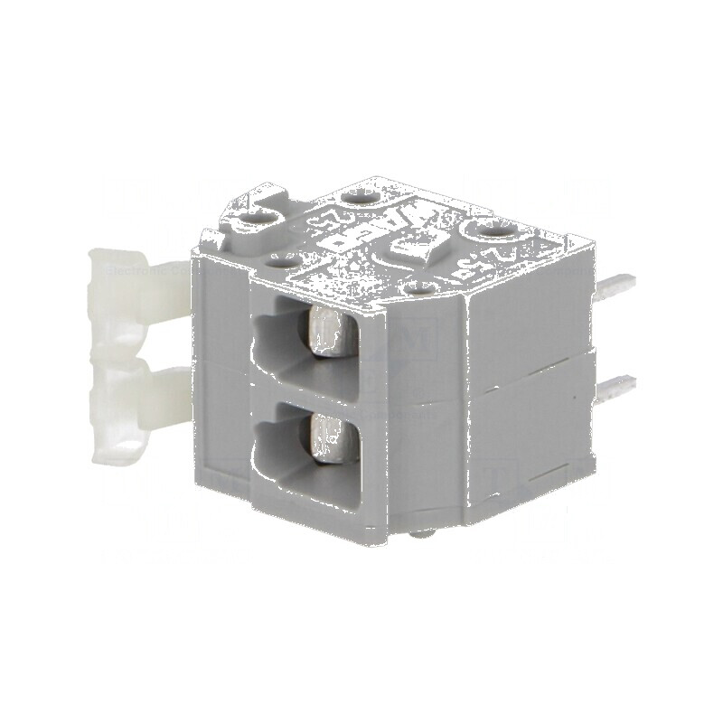 Regletă de conexiuni pentru PCB 5mm - 2 piste | Electronic-mag.ro | Componente Electronice