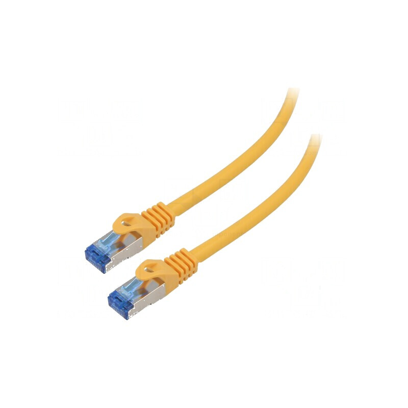 Cabluri patch S/FTP 6a litat CCA LSZH portocalie 0,5m 26AWG | Electronic-mag.ro | Componente Electronice