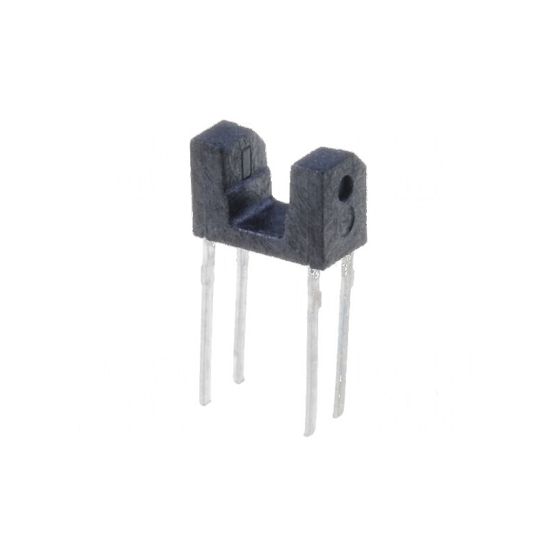 Senzor fotoelectric transmițător-receptor DARK-ON cu slot | Electronic-mag.ro | Componente Electronice