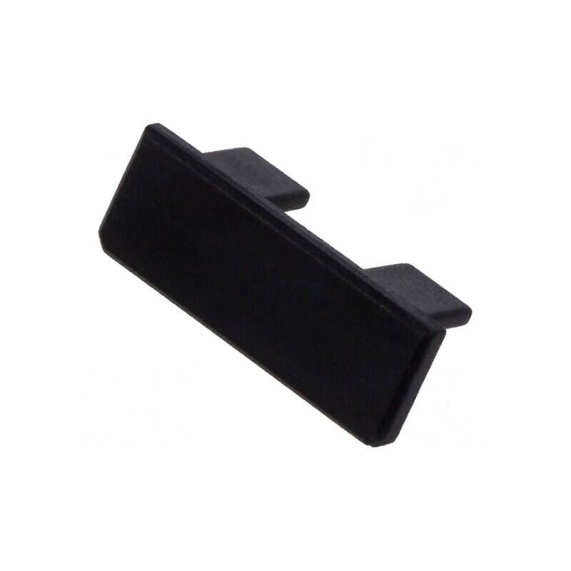 Obturător LED pentru profil negru GIZA | Electronic-mag.ro | Componente Electronice