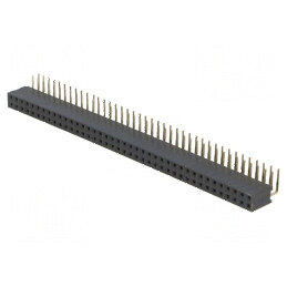 Conector şiruri pini soclu mamă 80 pini 90° 2,54mm | Electronic-mag.ro | Componente Electronice