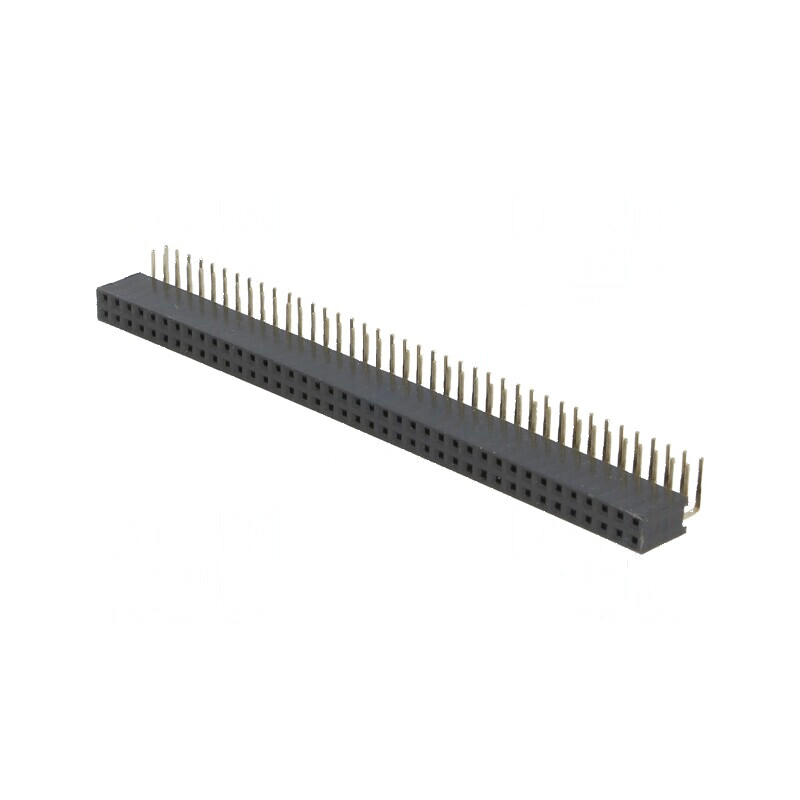 Conector şiruri pini soclu mamă 80 pini 90° 2,54mm | Electronic-mag.ro | Componente Electronice