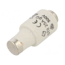 Siguranţă gG 25A 500VAC DII cu întârziere | Electronic-mag.ro | Componente Electronice