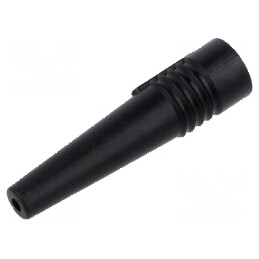 Manşon negru BNC 2,6mm - 5,5mm | Electronic-mag.ro | Componente Electronice