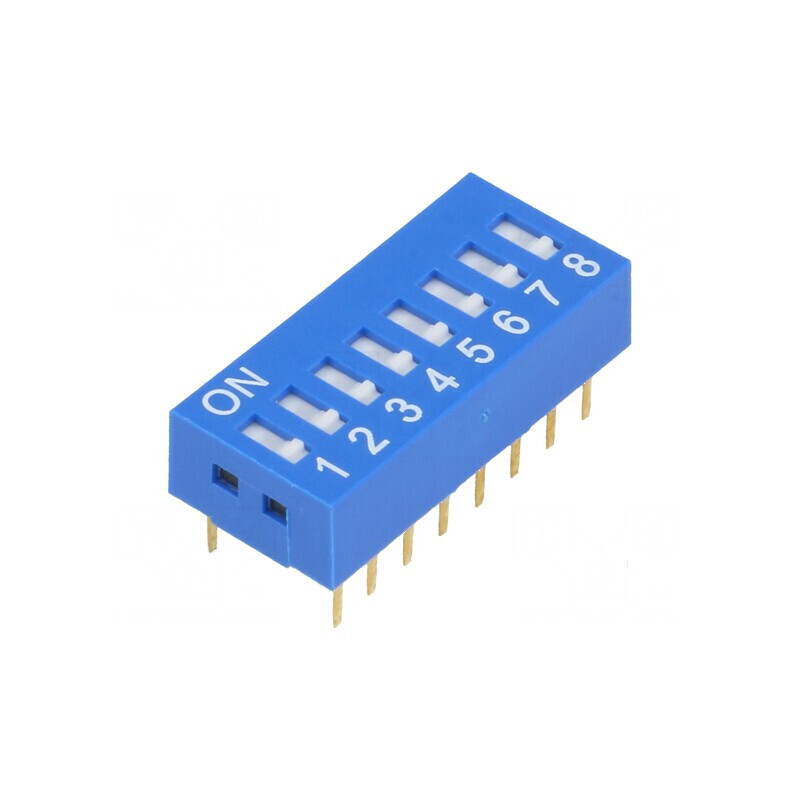 Comutator DIP-SWITCH 8 Secțiuni ON-OFF 0,05A 12VDC | Electronic-mag.ro | Componente Electronice Comutator DIP-SWITCH 8 Secțiuni ON-OFF 0,05A 12VDC | Electronic-mag.ro | Componente Electronice
