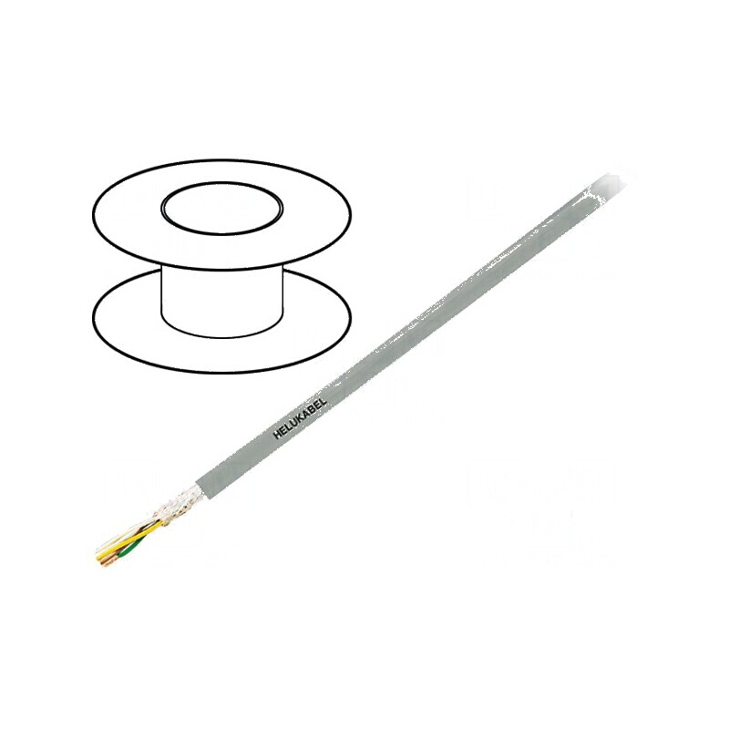Cablu de control SUPERTRONIC® PVC 2x0,25mm² gri | Electronic-mag.ro | Componente Electronice