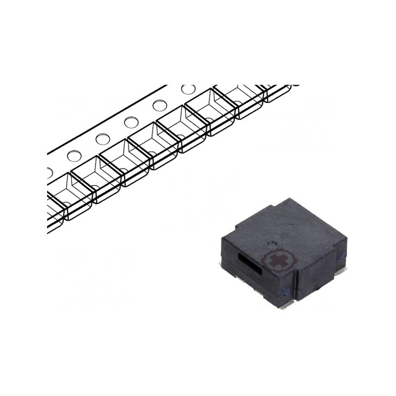 Traductor de sunet semnalizator electromagnetic 2730Hz SMD | Electronic-mag.ro | Componente Electronice
