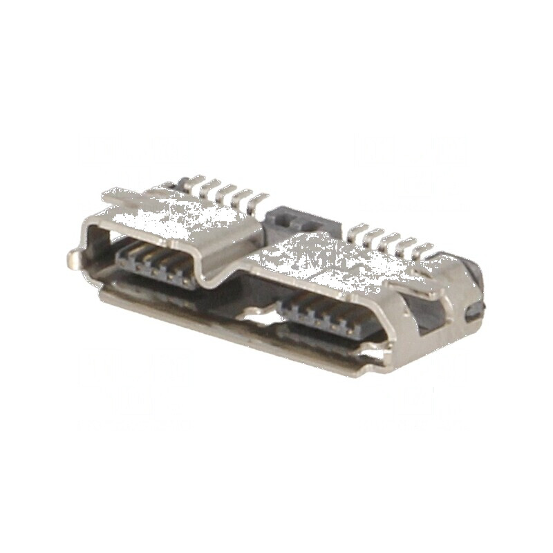 Conector USB B Micro Soclu SMT PIN 10 USB 3.0 | Electronic-mag.ro | Componente Electronice