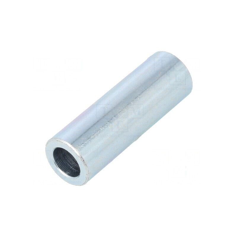 Manșon distanțier cilindric oțel zinc 30mm, Diam.ext 10mm | Electronic-mag.ro | Componente Electronice