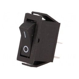 Rocker SPST ON-OFF 15A/250VAC Negru | Electronic-mag.ro | Componente Electronice