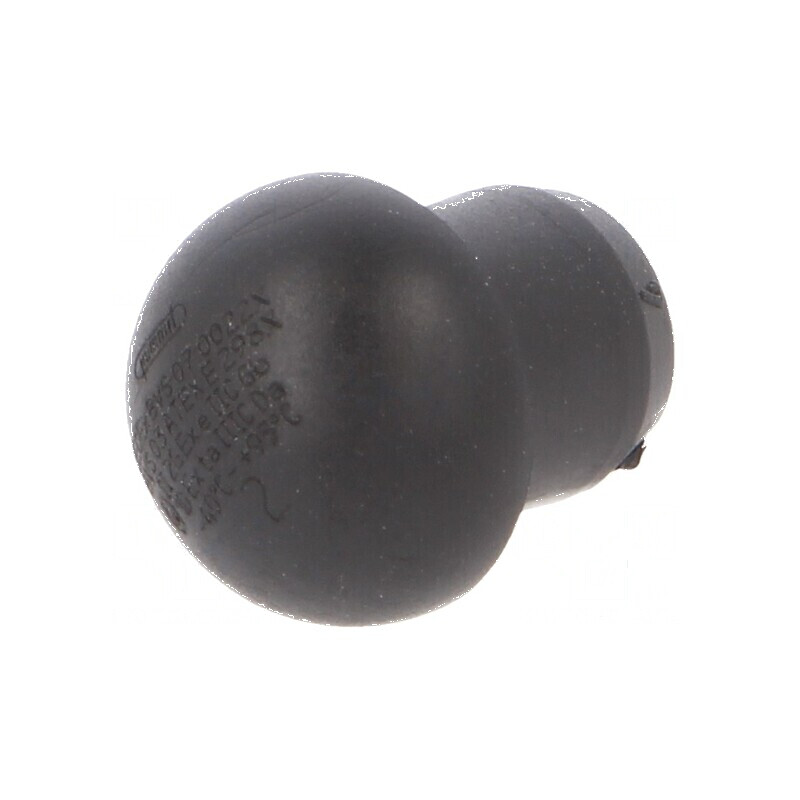 Capac de protecţie PG7 elastomer negru HSK-V-Ex Filet PG | Electronic-mag.ro | Componente Electronice
