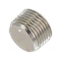 Dop filetat R 3/8 exterior alamă nichelată 11mm | Electronic-mag.ro | Componente Electronice