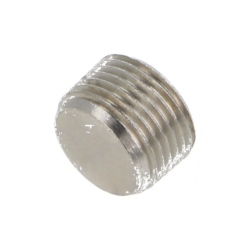 Dop filetat R 3/8 exterior alamă nichelată 11mm | Electronic-mag.ro | Componente Electronice