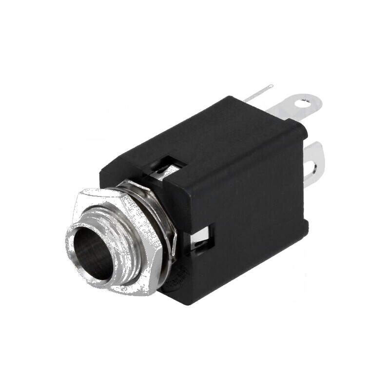 Conector Jack 6,3mm soclu mamă mono cu 2 piste pentru lipire | Electronic-mag.ro | Componente Electronice
