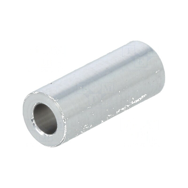 Manşon distanţier cilindric aluminiu 15mm, Diam.ext: 6mm | Electronic-mag.ro | Componente Electronice