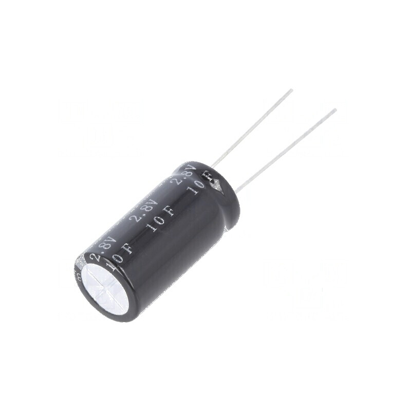 Supercondensator THT 10F 2,8VDC Ø12,5x26mm 50mΩ | Electronic-mag.ro | Componente Electronice
