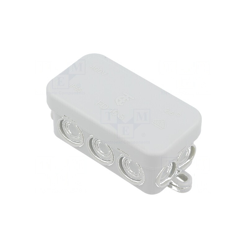 Carcasă cutie de conexiuni IP55 43mm x 80mm x 36mm | Electronic-mag.ro | Componente Electronice