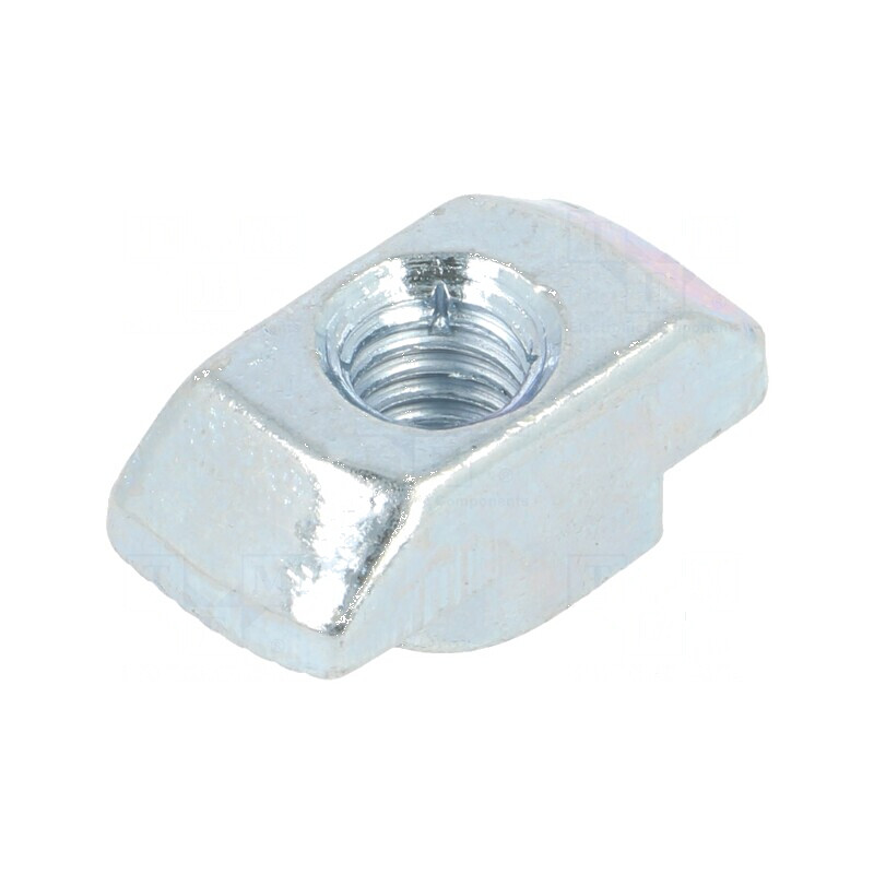 Piuliță profil 10mm cu cuplu crescător din oțel | Electronic-mag.ro | Componente Electronice