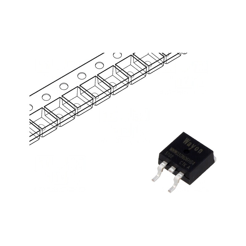 Tranzistor N-MOSFET unipolar TO263 | Electronic-mag.ro | Componente Electronice