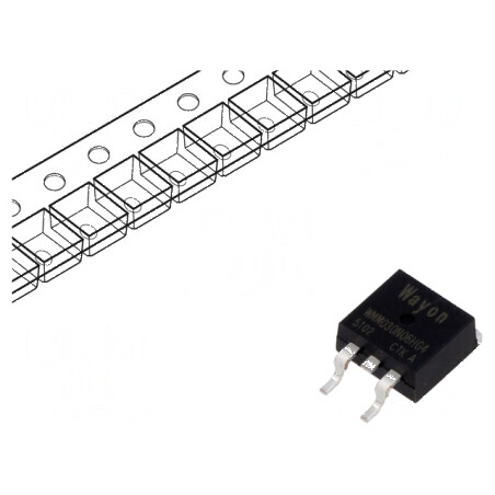 Tranzistor N-MOSFET unipolar TO263 | Electronic-mag.ro | Componente Electronice