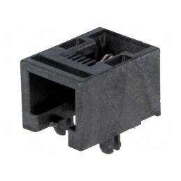 Conector RJ11 soclu 6p4c profil jos Cat 3 | Electronic-mag.ro | Componente Electronice