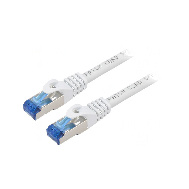 Patch cord S/FTP 6a CCA LSZH gri 0,25m 26AWG | Electronic-mag.ro | Componente Electronice