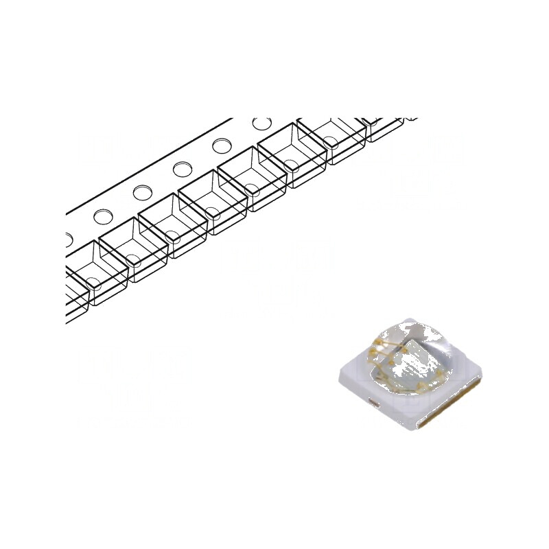 LED Albastru 130° 350mA λd: 470-485nm Pmax: 5W 35-45lm | Electronic-mag.ro | Componente Electronice
