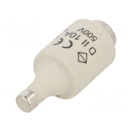Siguranţă gG,ardere rapidă 10A 500VAC DII | Electronic-mag.ro | Componente Electronice