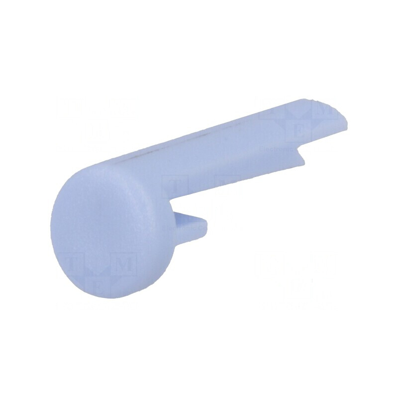 Indicator plastic albastru cu fixare prin apăsare bolț | Electronic-mag.ro | Componente Electronice